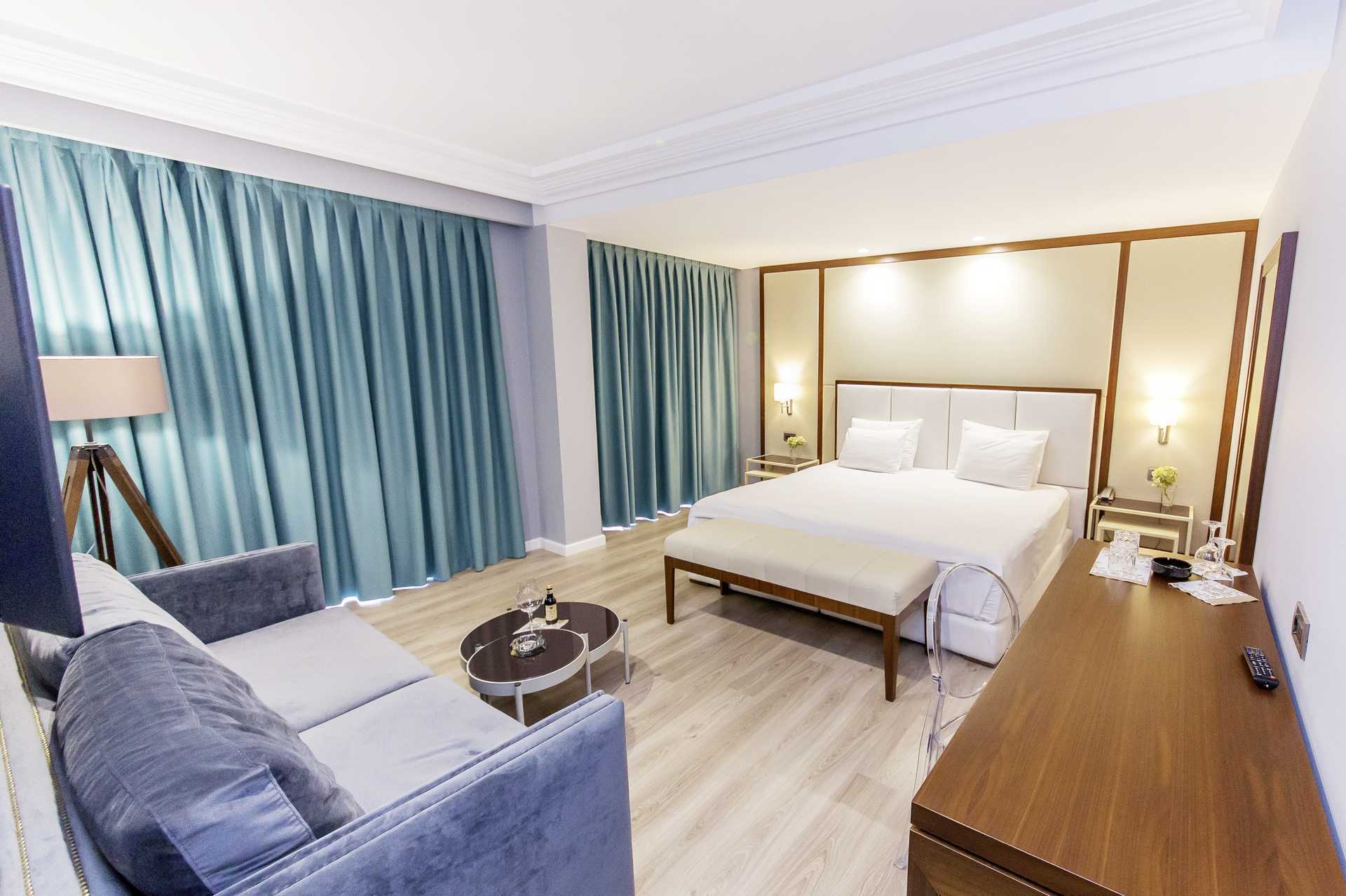 Superior kamer in hotel Brilant in Saranda, Albanië.