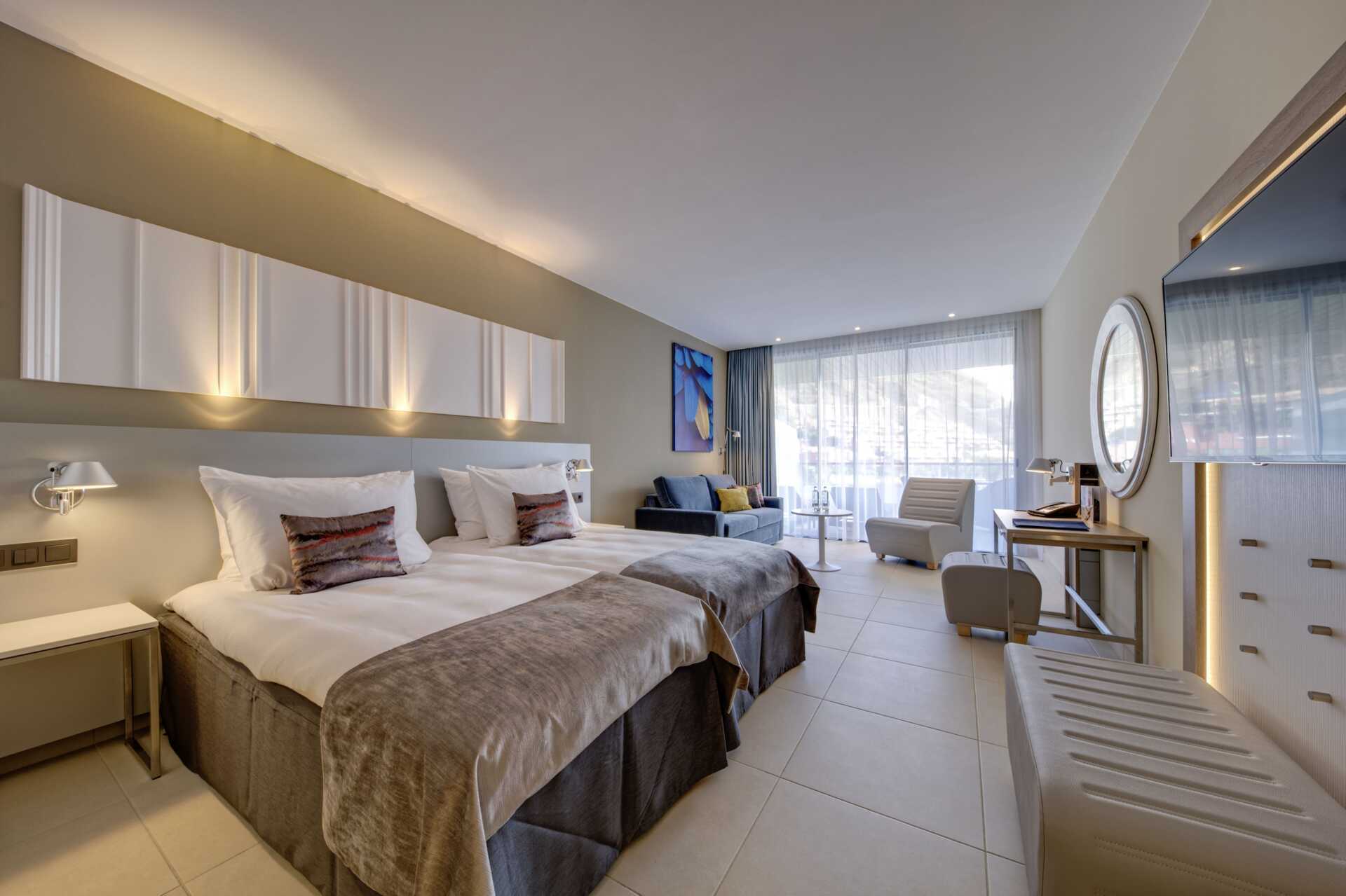 Superior kamer in Radisson Blu Resort & Spa in Puerto de Mogán op Gran Canaria.