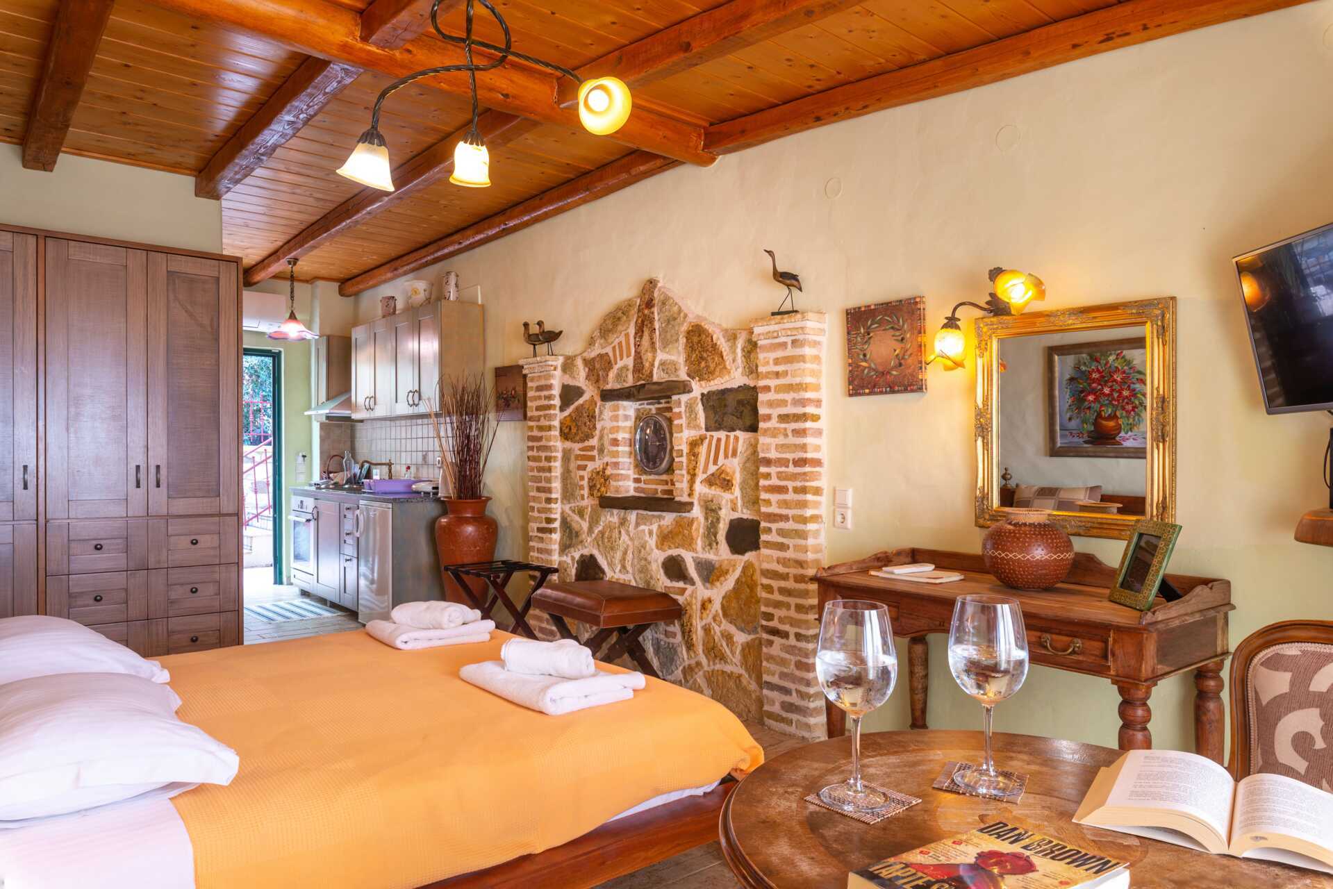 Superior suite in Hotel Panorama in Parga, Griekenland.