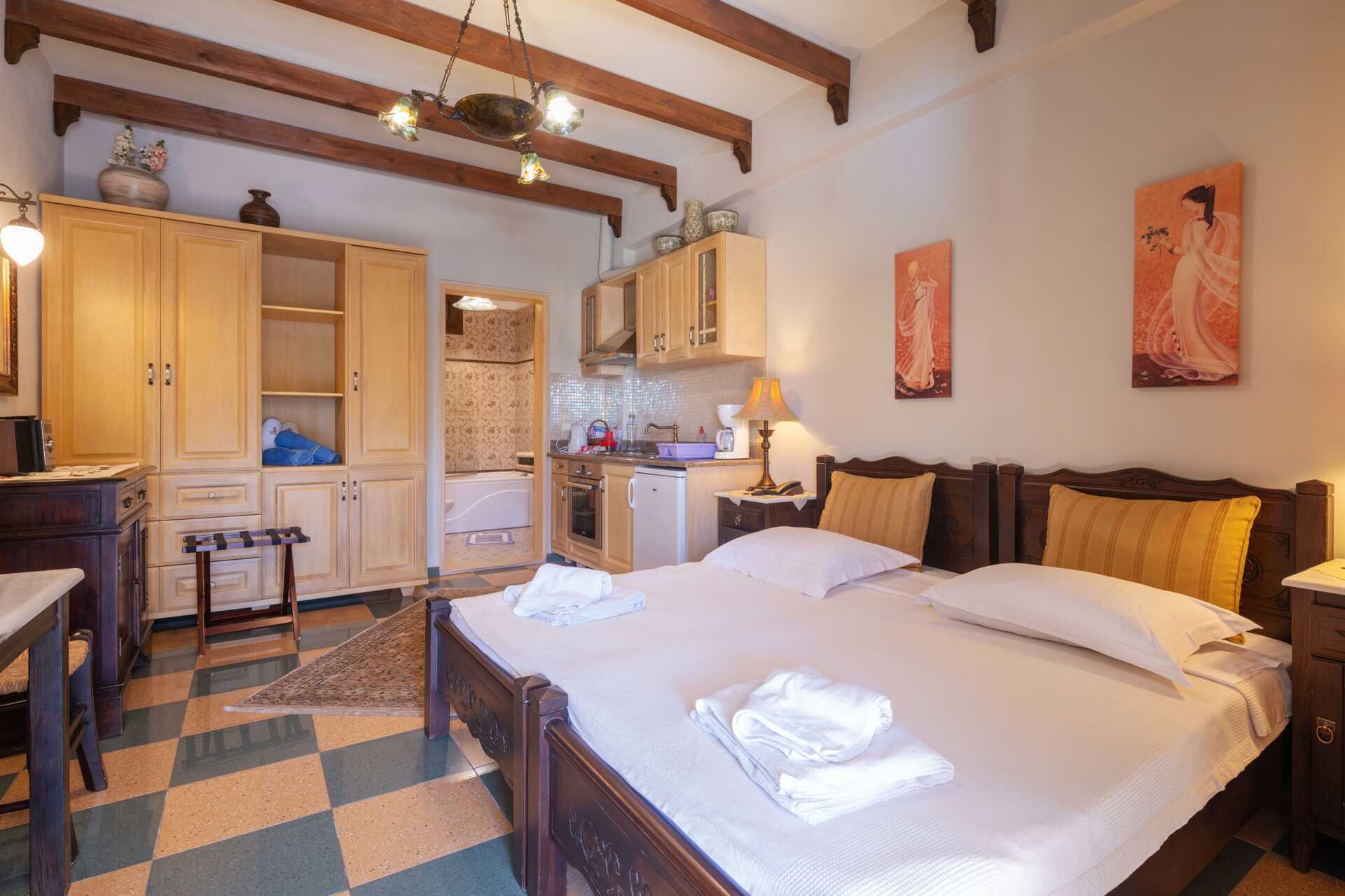 Superior suite in Hotel Panorama in Parga, Griekenland.