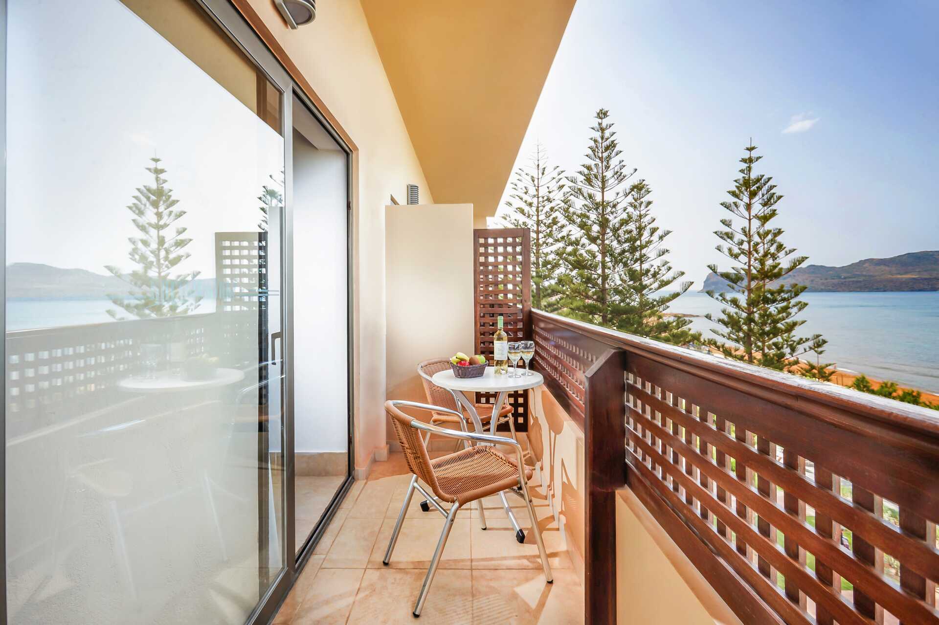 Tweepersoonskamer met zeezicht