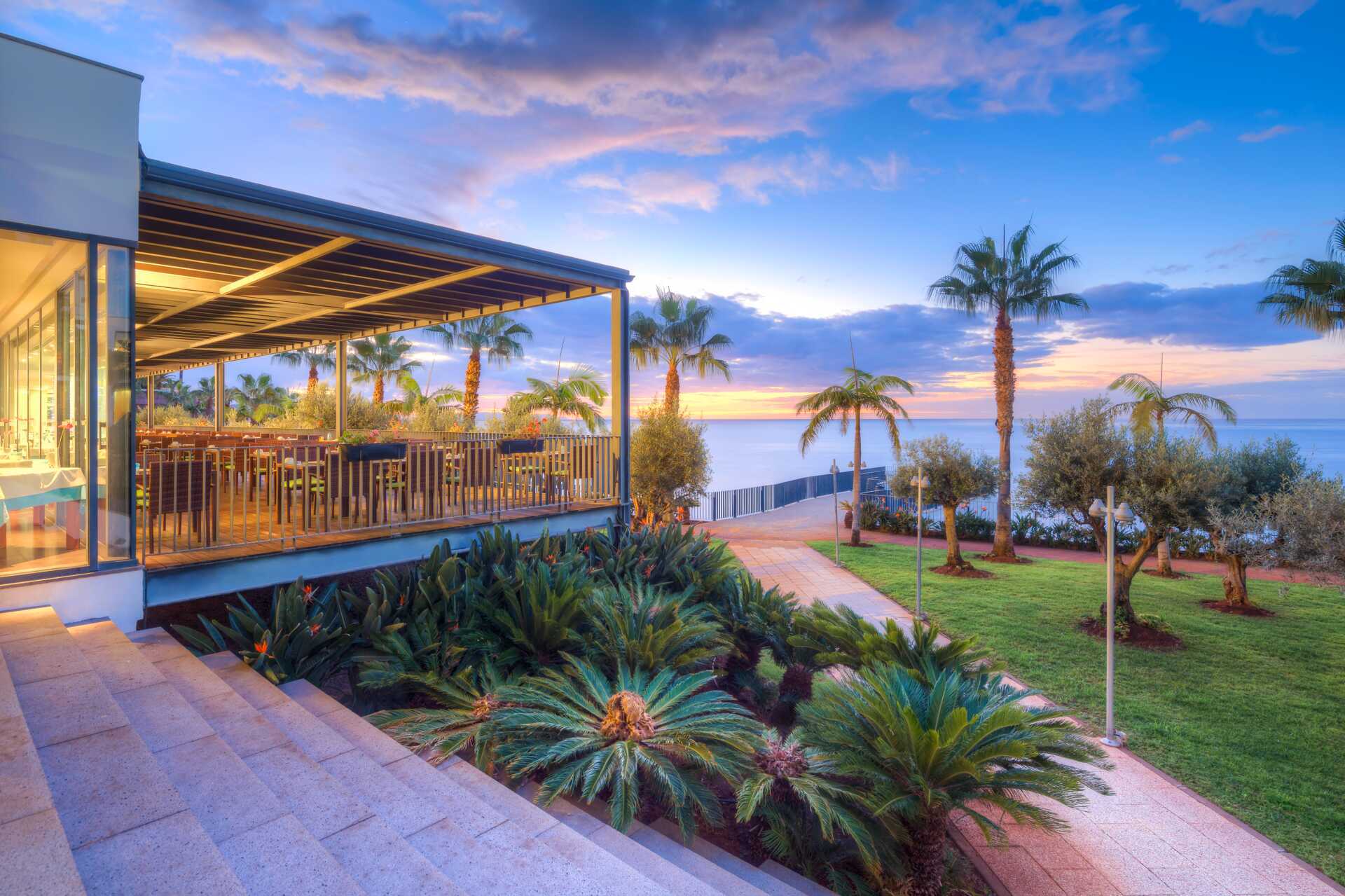 Uitzicht vanaf VIDAMAR Resorts Madeira, Portugal.