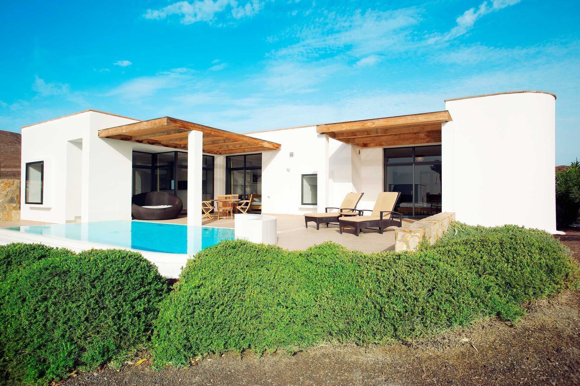 Villa met drie slaapkamers in Playitas Resort op Fuerteventura, Canarische Eilanden.