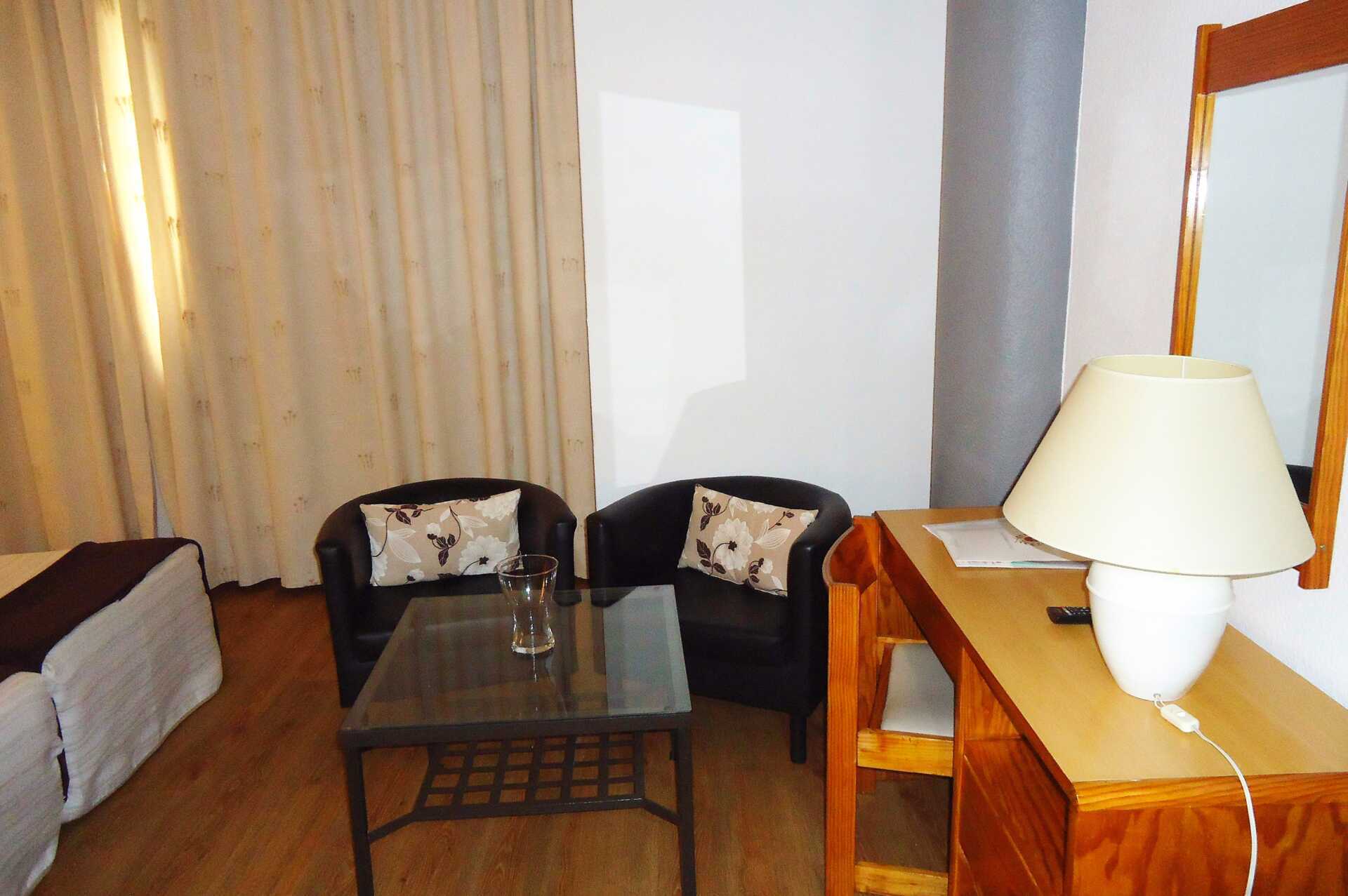 Tweepersoonskamer in Hotel Windsor in Funchal op Madeira.